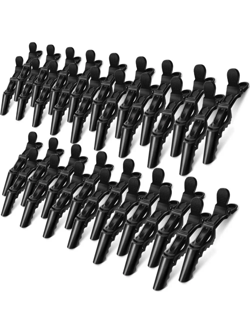 80 Pack Wide Teeth Alligator Hair Sectioning Clips for Women - Home Styling